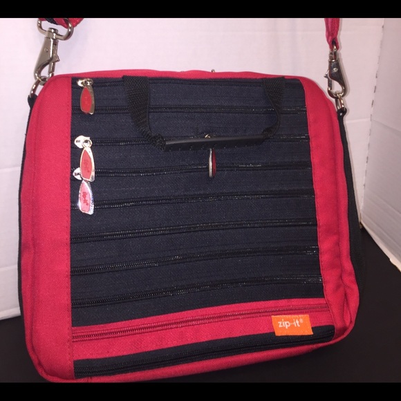 Zip-It’s Tablet Laptop Case Organizer Satchel Bag - Picture 1 of 8